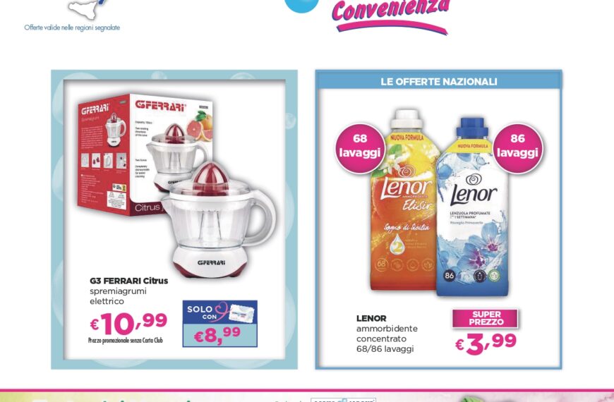 Anteprima Nuovo Volantino acqua e sapone valido dal 26 settembre 24 al 15 ottobre 24