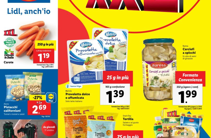 NUOVO VOLANTINO LIDL dal 14 al 20 ottobre 2024 #anteprima
