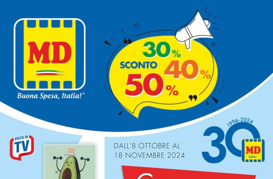 NUOVO VOLANTINO MD dall’8 al 20 ottobre 2024